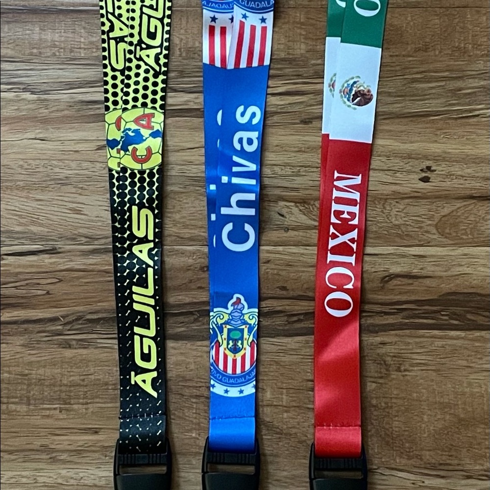 Mexican soccer lanyards,mexico/chivas/aguilas
